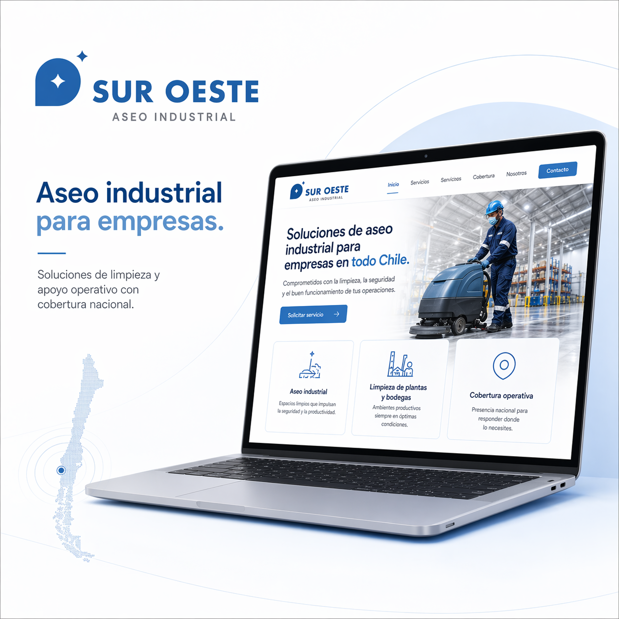 Servicios Sur Oeste — proyecto de branding por Isallabs